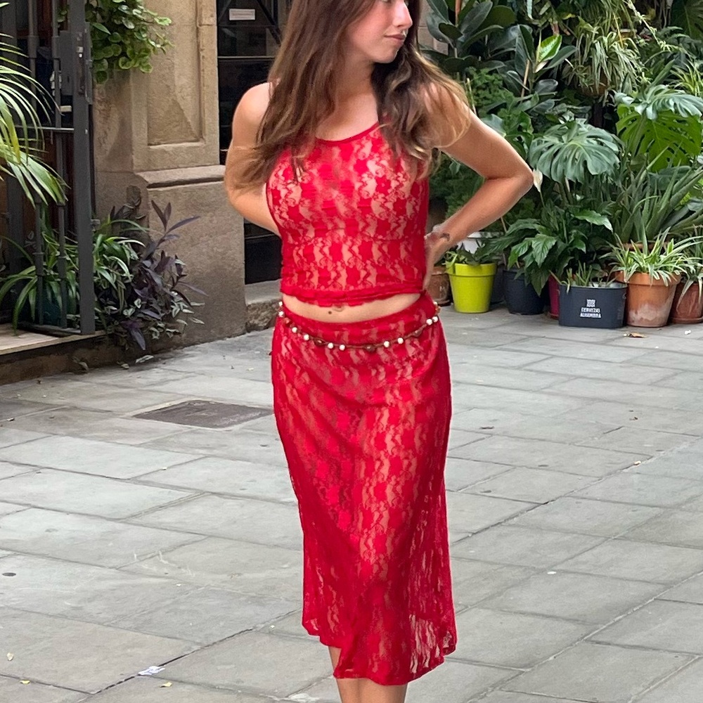 Bella Venice ERed Lace Skirt and Top
